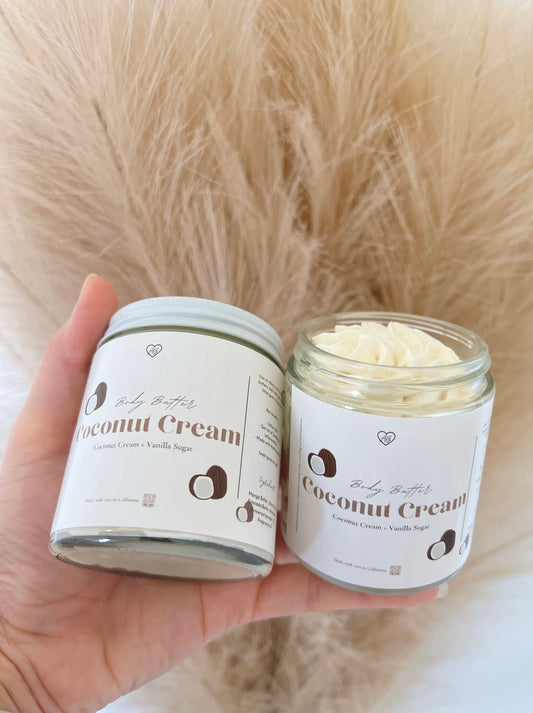Coconut Cream Body Cream (Arnica+Calendula Infused)