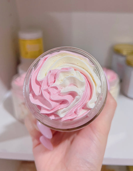 Strawberry Cake Body Cream (Arnica+Calendula infused)